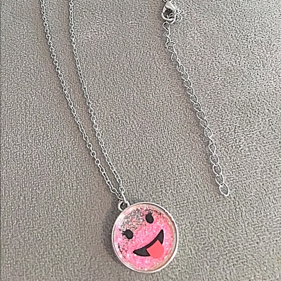 Emoji Pendant Necklace - Picture 4 of 7